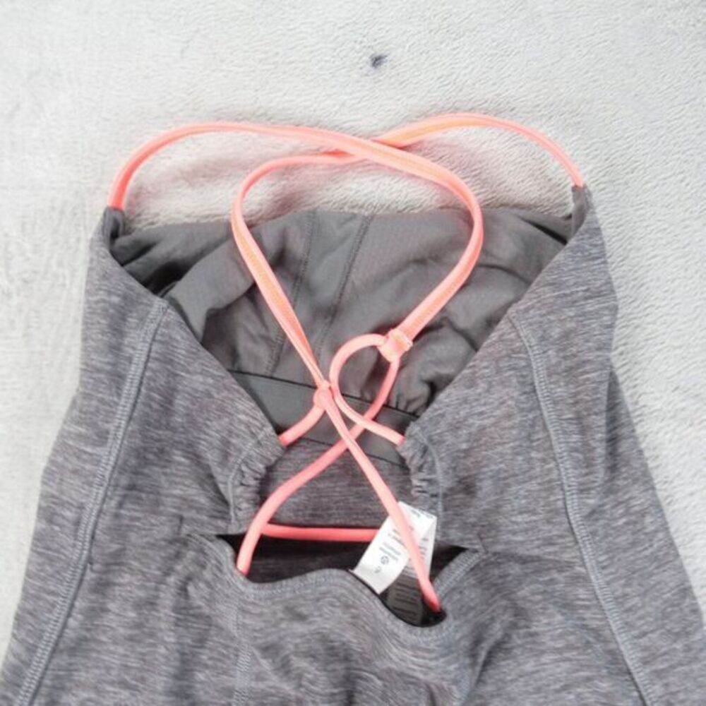 Lululemon Shirt Womens 6 Heathered Gray Dancing Warrior Strappy Tank Yoga‎ NWT - Picture 8 of 9